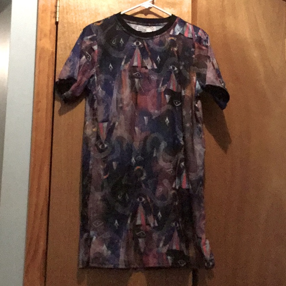 NWOT VTG Textile Federation Mystical T Shirt Dress - Picture 3 of 13